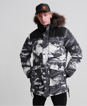 Superdry SD Explorer Parka Férfi Kabát Piros | LMWSK3805